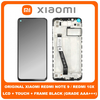 OEM HQ Xiaomi Redmi Note 9 , Note9 , Redmi 10X (M2003J15SC, M2003J15SG, M2003J15SS) IPS LCD Screen Display Assembly Οθόνη + Touch Screen Digitizer Μηχανισμός Αφής + Πλαίσιο Σασί Frame Bezel Black Μαύρο (Grade AAA+++)