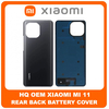 HQ OEM Συμβατό Για Xiaomi Mi 11 (M2011K2C, M2011K2G) Rear Back Battery Cover Πίσω Κάλυμμα Καπάκι Μπαταρίας Black Μαύρο (Grade AAA+++)