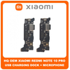 HQ OEM Συμβατό Για Xiaomi Redmi Note 10 Pro 4G, Redmi Note 10Pro 4G (M2101K6G, M2101K6R) USB Type-C Charging Dock Connector Flex Sub Board, Καλωδιοταινία Υπό Πλακέτα Φόρτισης + Microphone Μικρόφωνο (Premium A+​)