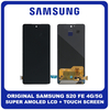 Γνήσια Original Samsung Galaxy S20 FE 4G (SM-G780F), Galaxy S20 FE 5G (SM-G781B) Super AMOLED LCD Display Screen Assembly Οθόνη + Touch Screen Digitizer Μηχανισμός Αφής Black Μαύρο GH96-13911B​ (Service Pack By Samsung)​