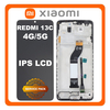 Γνήσια Original Xiaomi Redmi 13C 4G (23100RN82L, 23106RN0DA) / Redmi 13C 5G (23124RN87G, 23124RN87I) / Poco C65 (2310FPCA4G) IPS LCD Display Screen Assembly Οθόνη + Touch Screen Digitizer Μηχανισμός Αφής + Frame Bezel Πλαίσιο Σασί Midnight Black Μαύρο 560002C3UA00 (Service Pack By Xiaomi)