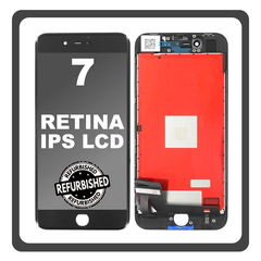 iPhone 7, iPhone7 (A1660, A1778) Retina IPS LCD Display Screen Assembly Οθόνη + Touch Screen Digitizer Μηχανισμός Αφής Black Μαύρο (Ref By Apple) (0% Defective Returns)