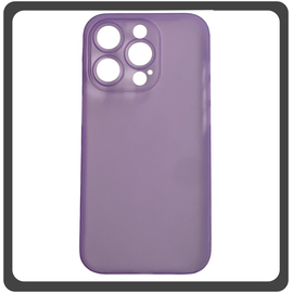 Θήκη Πλάτης - Back Cover, Silicone Σιλικόνη Ultra Thin Feather Case Purple Μωβ For iPhone 13 Pro Max