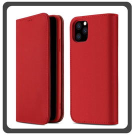 Θήκη Book, Δερματίνη Leather Print Wallet Case Red Κόκκινη For iPhone 14 Pro