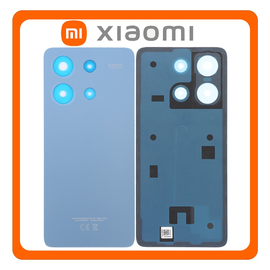 HQ OEM Συμβατό Με Xiaomi Redmi Note 13 4G (23129RAA4G, 23124RA7EO) Rear Back Battery Cover Πίσω Καπάκι Πλάτη Μπαταρίας Ice Blue Μπλε​ (Premium A+)