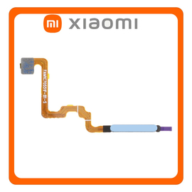 Γνήσια Original Xiaomi Redmi 12 4G (23053RN02A, 23053RN02Y) Fingerprint Sensor Flex Αισθητήρας Δαχτυλικού Αποτυπώματος Blue Μπλε (Service Pack By Xiaomi)