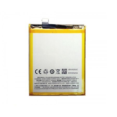 Γνήσια Original MEIZU M2 NOTE Battery Μπαταρία 3100mAh (Bulk) BT42c ​