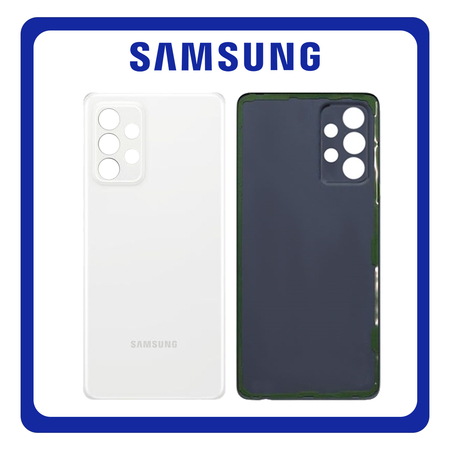 HQ OEM Συμβατό Με Samsung Galaxy A52 (SM-A525F, SM-A525F/DS) Rear Back Battery Cover Πίσω Κάλυμμα Καπάκι Πλάτη Μπαταρίας Awesome White Άσπρο (Premium A+​)