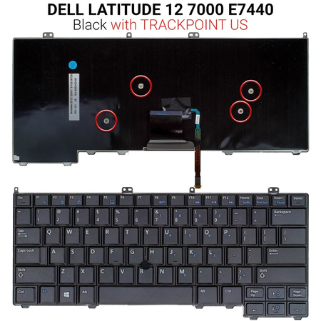 Πληκτρολόγιο Dell Latitude 12 7000 With Trackpoint