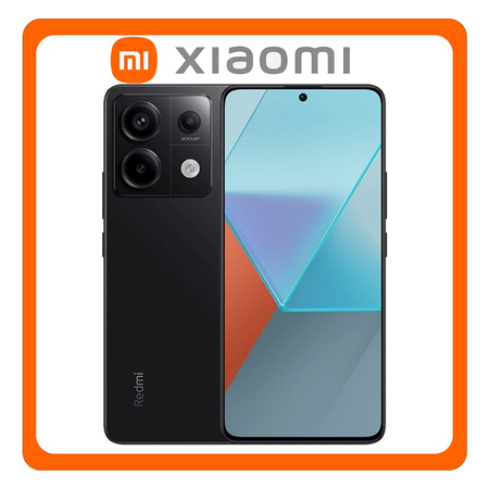 Xiaomi Redmi Note 13 Pro 5G NFC Dual SIM (8GB/256GB), Brand New Smartphone Mobile Phone Κινητό Midnight Black Μαύρο