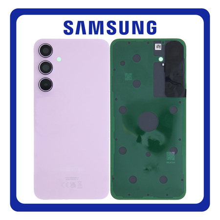 Γνήσια Original Samsung Galaxy A55 5G (SM-A556V, SM-A556B) Rear Back Battery Cover Πίσω Καπάκι Πλάτη Μπαταρίας + Camera Lens Τζαμάκι Κάμερας Lilac Μωβ GH82-34284C (Service Pack By Samsung)