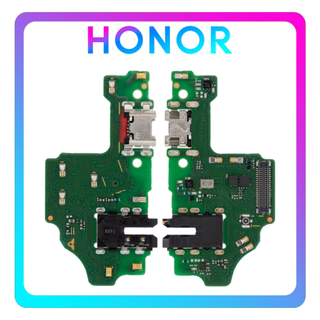 Γνήσια Original Honor X8 (TFY-LX1, TFY-LX2​) Micro USB Charging Dock Connector Flex Sub Board, Καλωδιοταινία Υπό Πλακέτα Φόρτισης + Microphone Μικρόφωνο + Audio Jack Θύρα Ακουστικών H0235ABUJ (Service Pack By Honor)