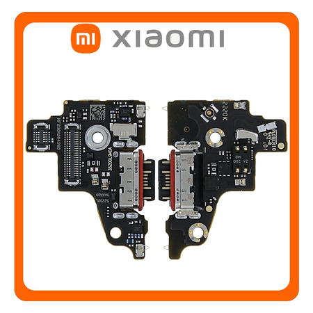 Γνήσια Original Xiaomi 12 Lite 5G (2203129G), USB Type-C Charging Dock Connector Flex Sub Board, Καλωδιοταινία Υπό Πλακέτα Φόρτισης + Microphone Μικρόφωνο 56000100L900 (Service Pack By Xiaomi)