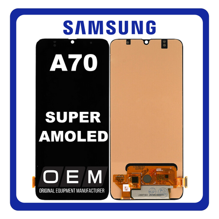 HQ OEM Συμβατό Με Samsung Galaxy A70 (SM-A705F, SM-A705FN) Super AMOLED LCD Display Screen Assembly Οθόνη + Touch Screen Digitizer Μηχανισμός Αφής (Premium A+)