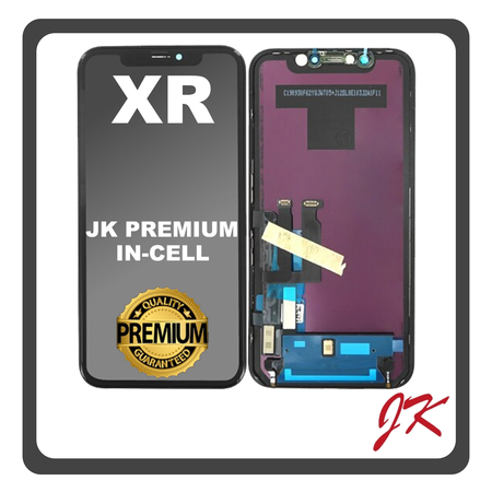 HQ OEM Συμβατό Με Apple iPhone XR, iPhoneXR (A2105, A1984) JK Premium In-Cell LCD Display Screen Assembly Οθόνη + Touch Screen Digitizer Μηχανισμός Αφής Black Μαύρο (Premium A+)