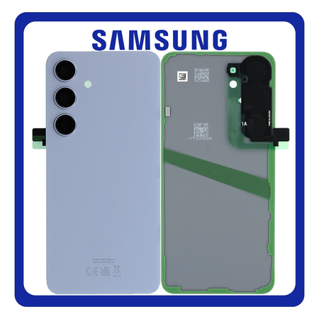 Γνήσια Original Samsung Galaxy S24 5G (SM-S921B, SM-S921B/DS) Rear Back Battery Cover + Camera Lens Πίσω Κάλυμμα Καπάκι Πλάτη Μπαταρίας + Τζαμάκι Κάμερας Sapphire Blue Μπλε GH82-33101F (Service Pack By Samsung)