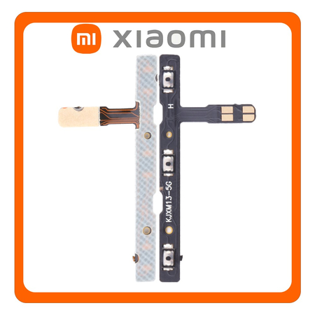 Γνήσια Original Xiaomi 13 (2211133C, 2211133G) Power Key Flex Cable On/Off + Volume Key Buttons Καλωδιοταινία Πλήκτρων Εκκίνησης + Έντασης Ήχου (Service Pack By Xiaomi)