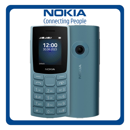 Nokia 110 (2023) Dual SIM, Brand New Feature Mobile Phone Κινητό με Μεγάλα Κουμπιά Blue Μπλε