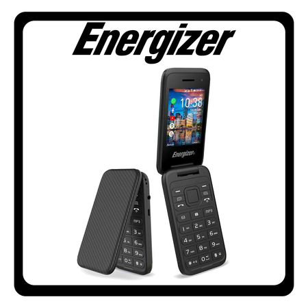 Energizer Energy E282SC Dual SIM, Brand New Feature Mobile Phone Κινητό με Κουμπιά Black Μαύρο