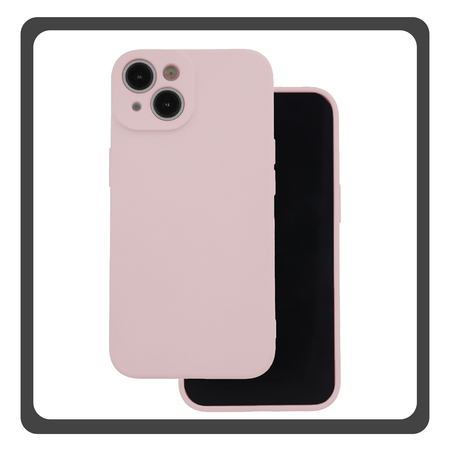 Θήκη Πλάτης - Back Cover, Silicone Σιλικόνη Rose Pink Ροζ iPhone 15