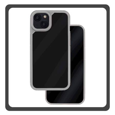 Θήκη Πλάτης - Back Cover, Silicone Σιλικόνη Gray Γκρι Color Shock Case iPhone 15